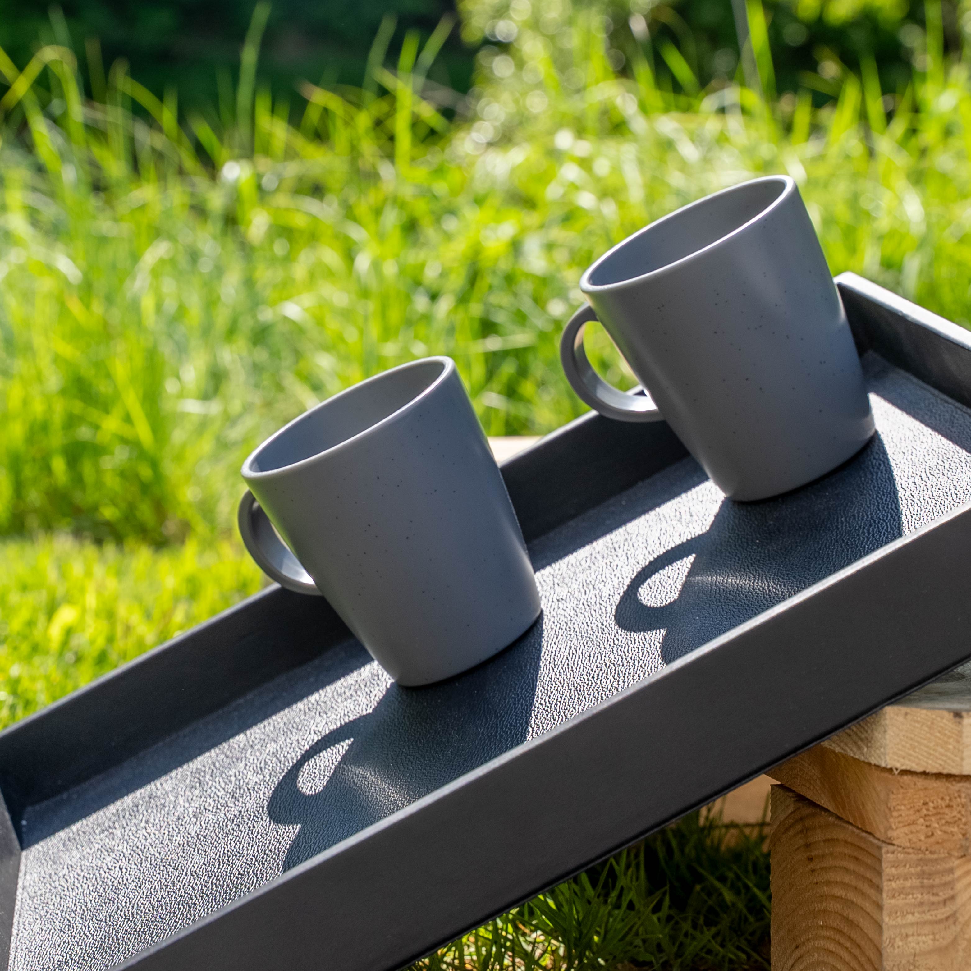 Magnet-Kunststofftassen DOLOMIT GREY