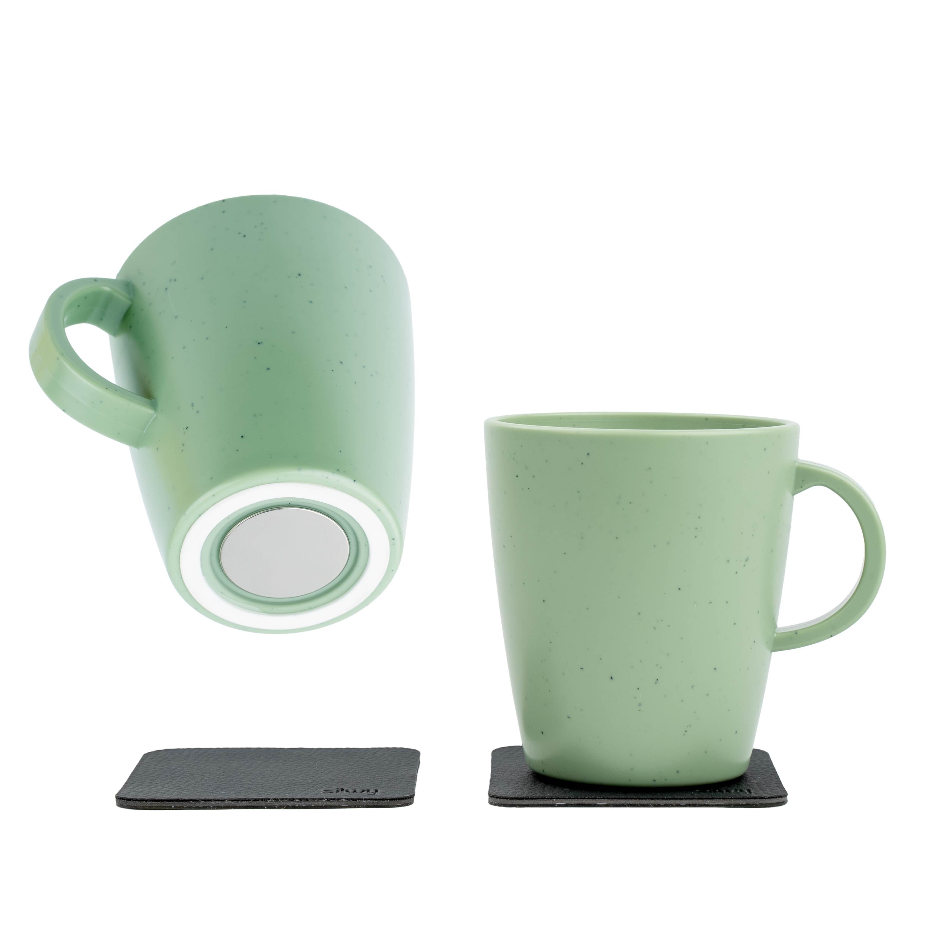 Magnet-Kunststofftassen DOLOMIT GREEN