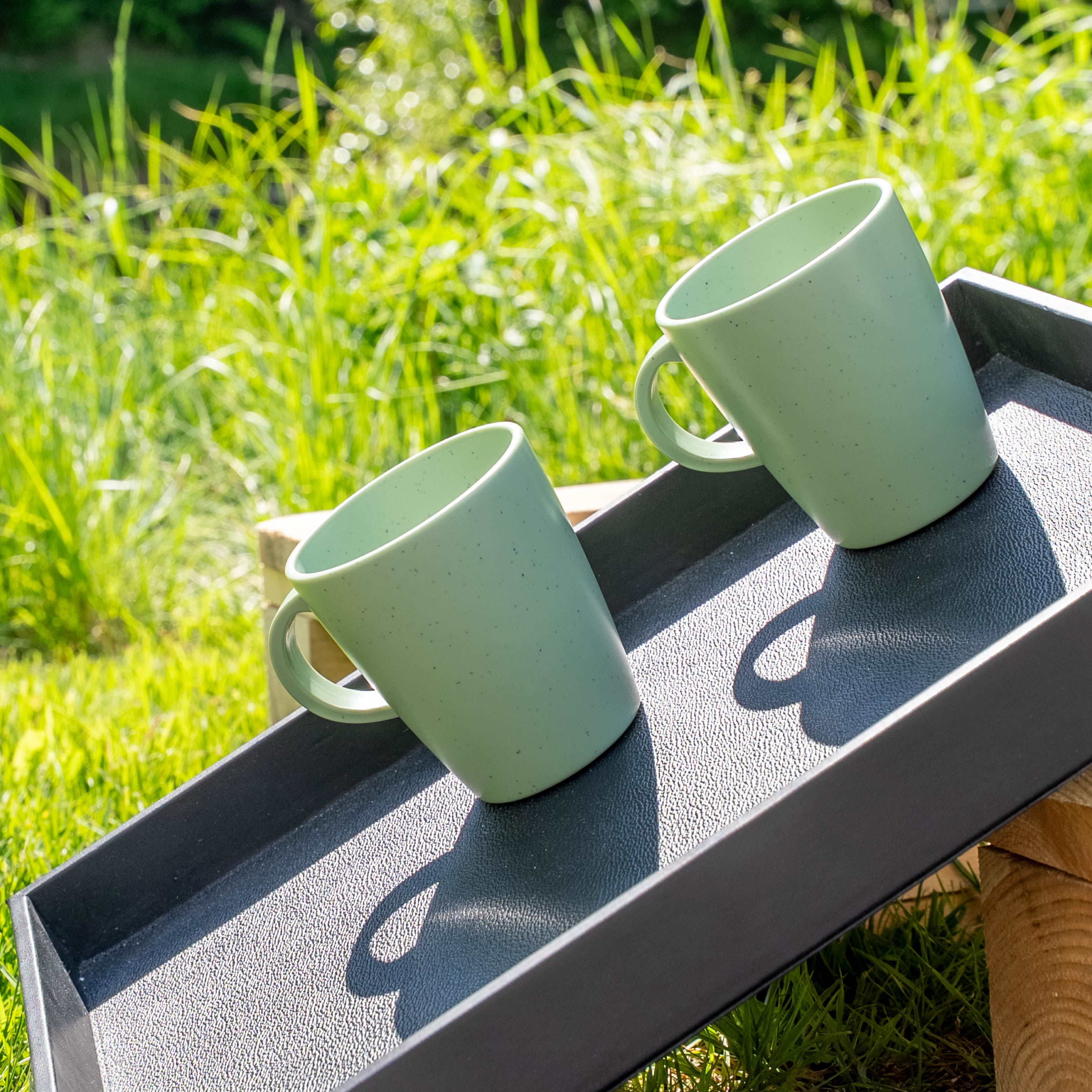 Magnet-Kunststofftassen DOLOMIT GREEN