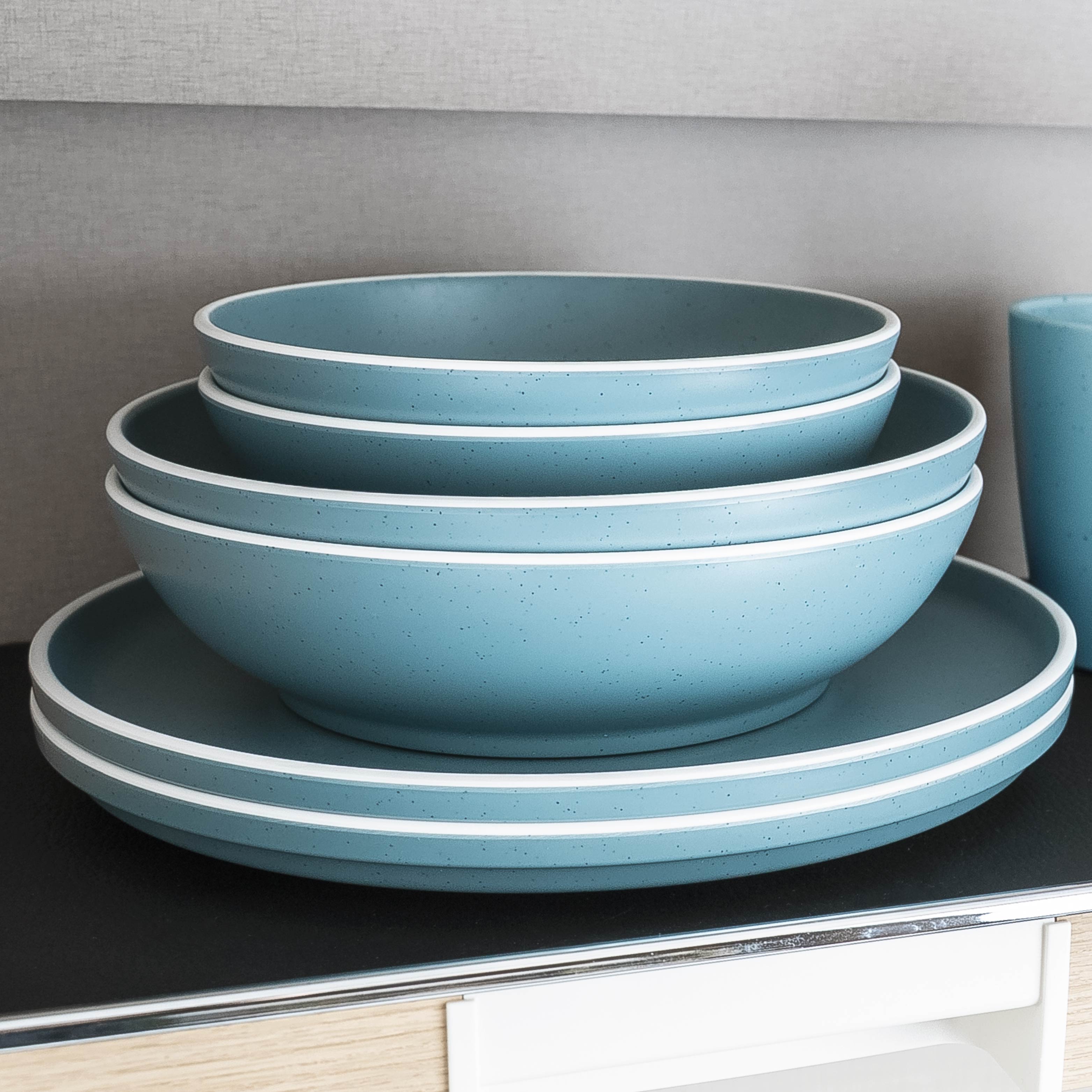 Magnet-Kunststoffteller DOLOMIT BLUE ⌀ 25 cm