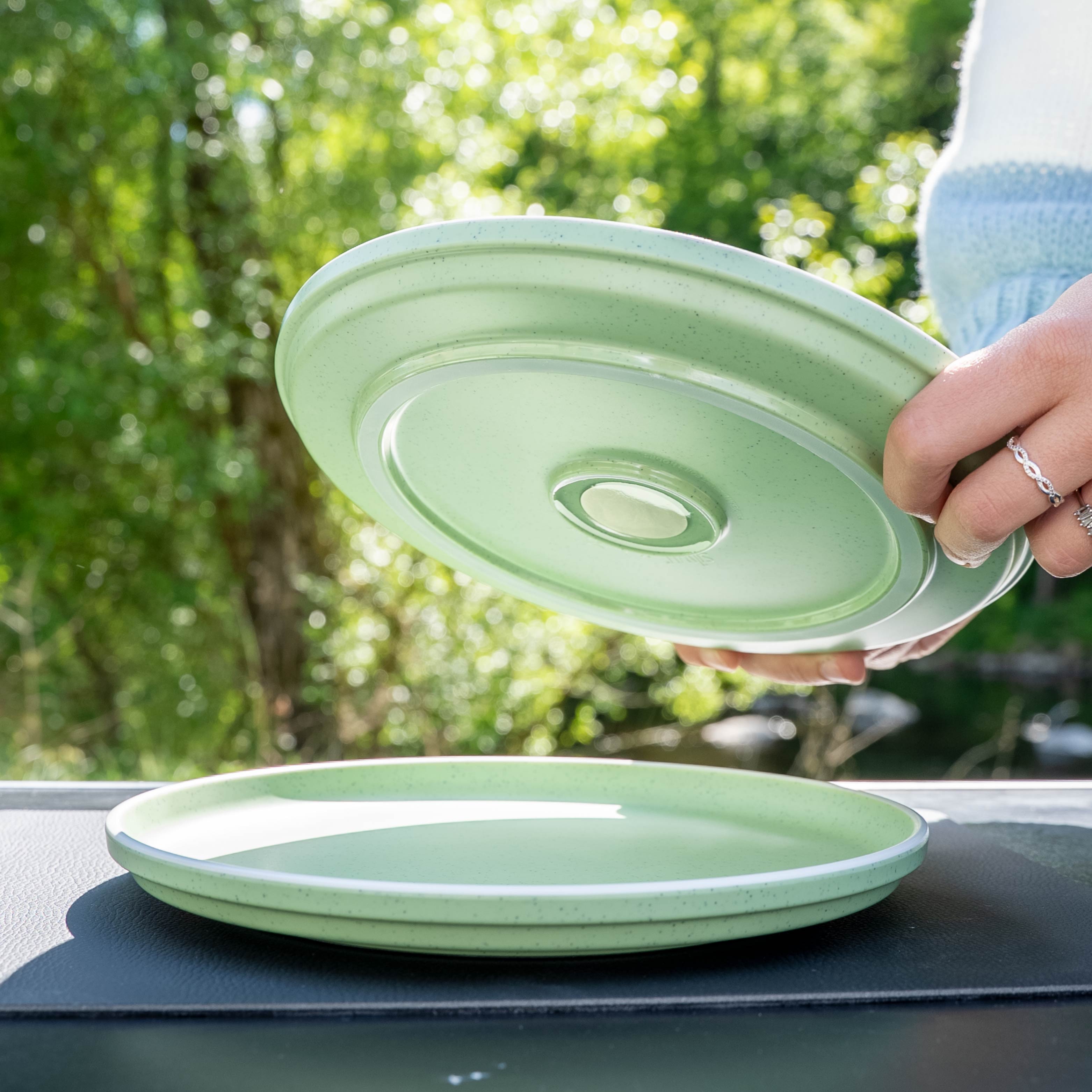 Magnet-Kunststoffteller DOLOMIT GREEN ⌀ 25 cm