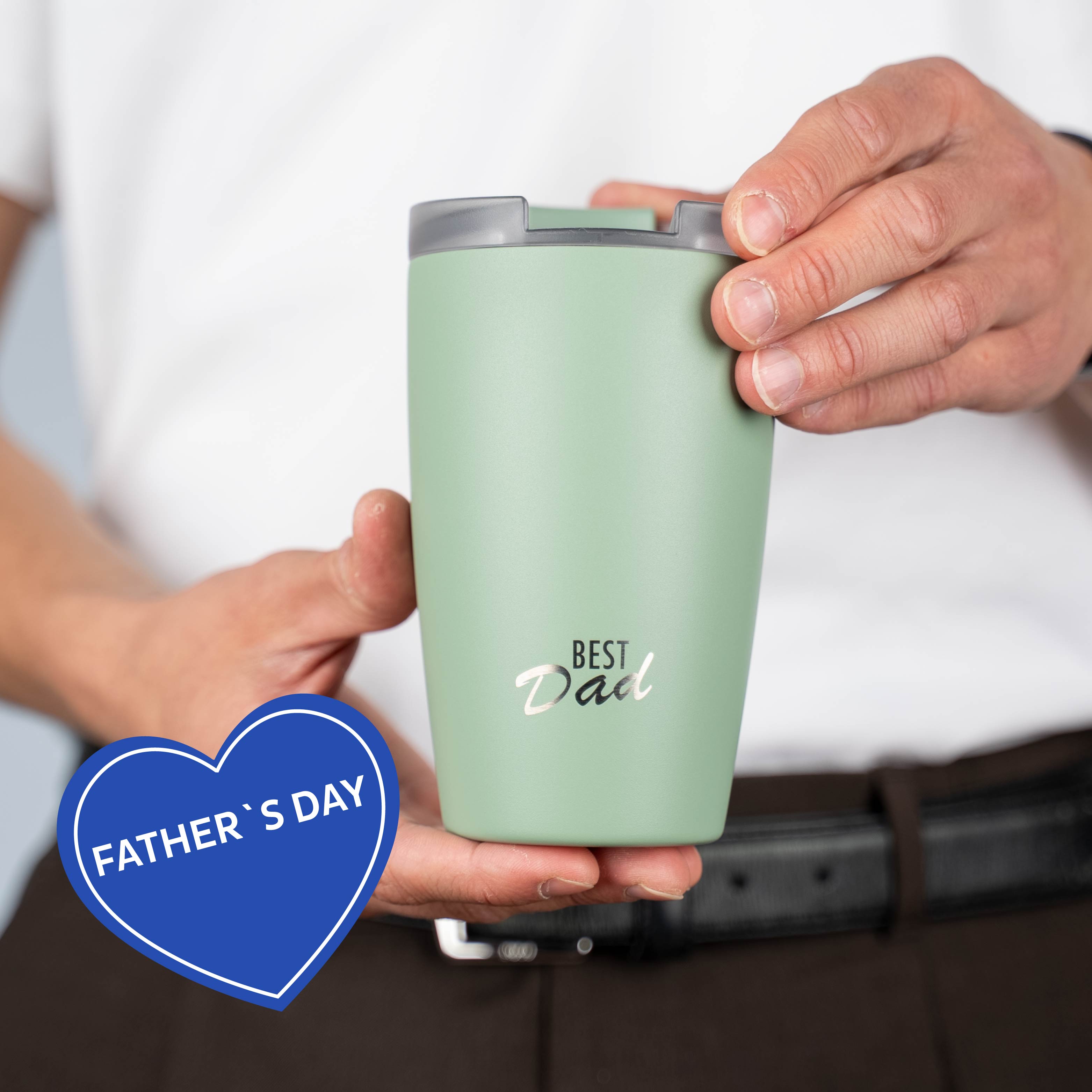 Magnet-Thermobecher SAGE "BEST DAD"