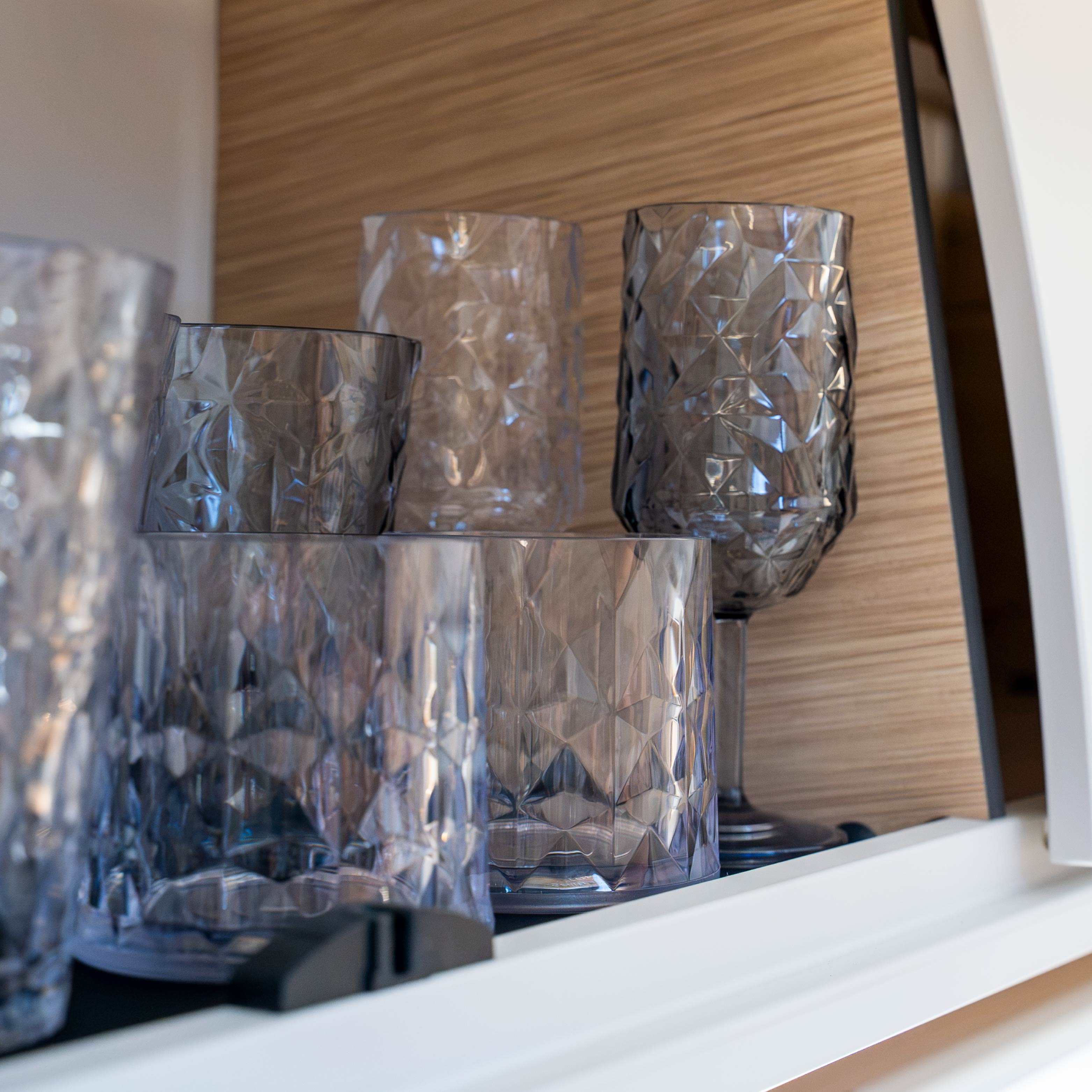 Magnet-Kunststoffgläser TUMBLER CLEAR