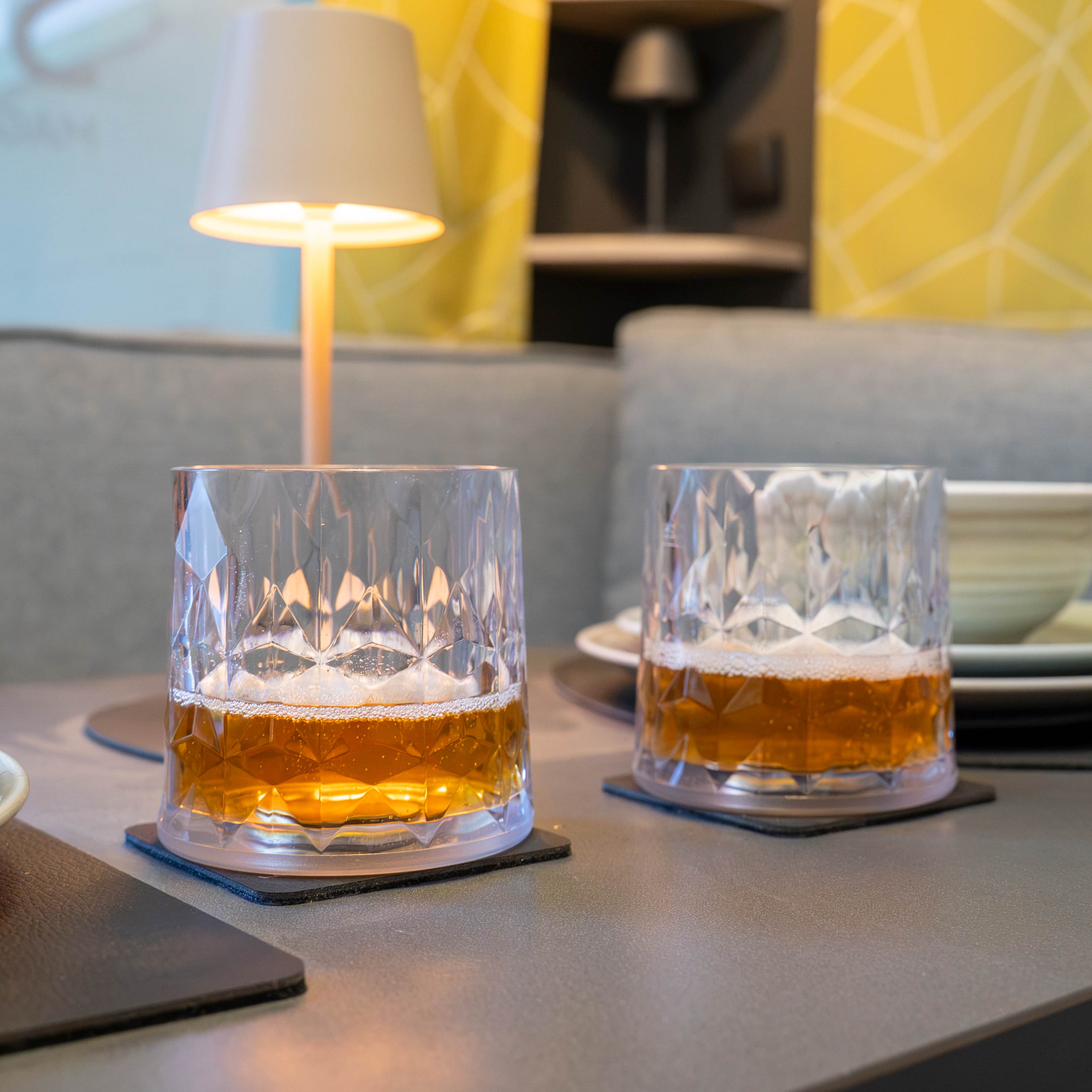 Magnet-Kunststoffgläser TUMBLER CLEAR