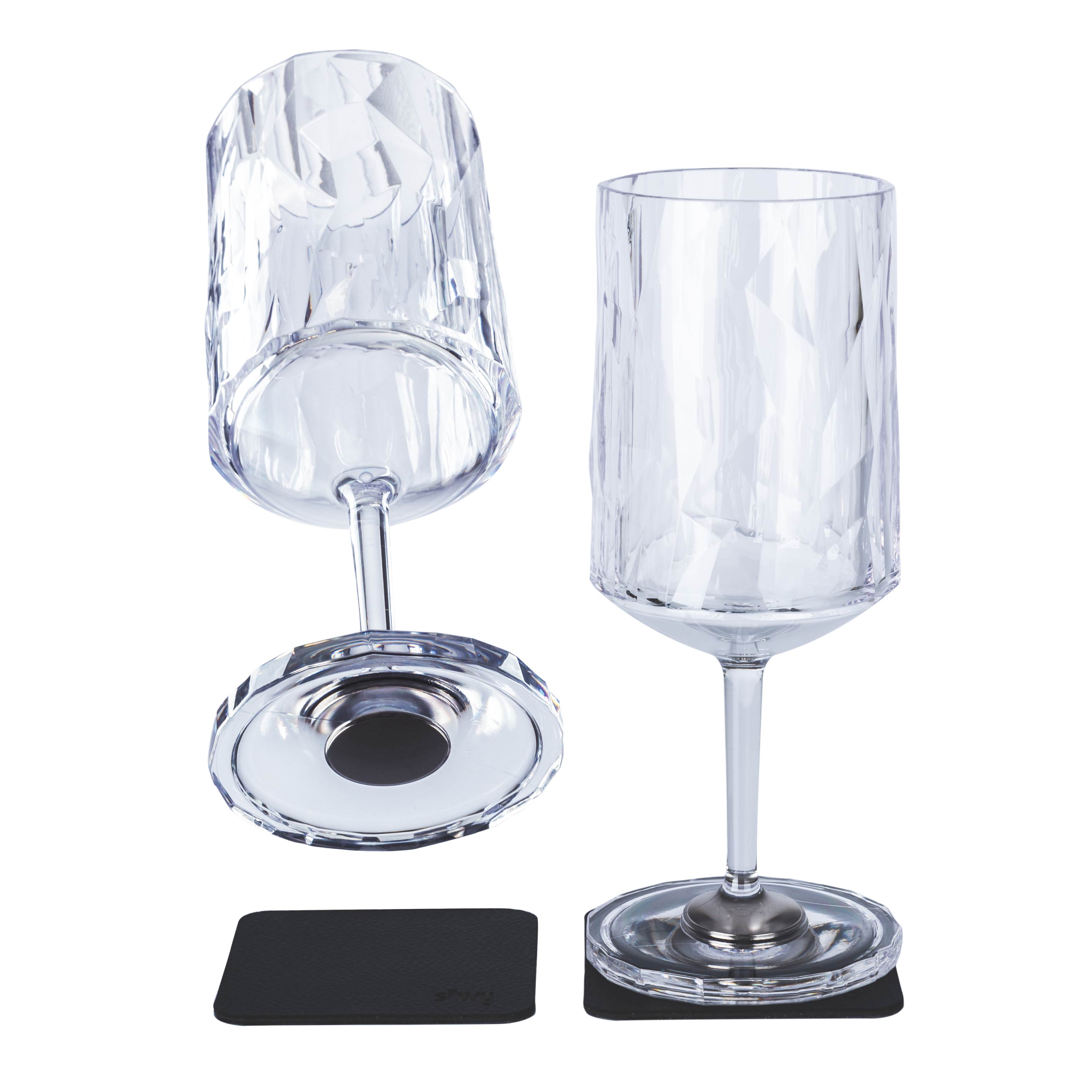 Verres en plastique magnétiques VIN 0,3 l