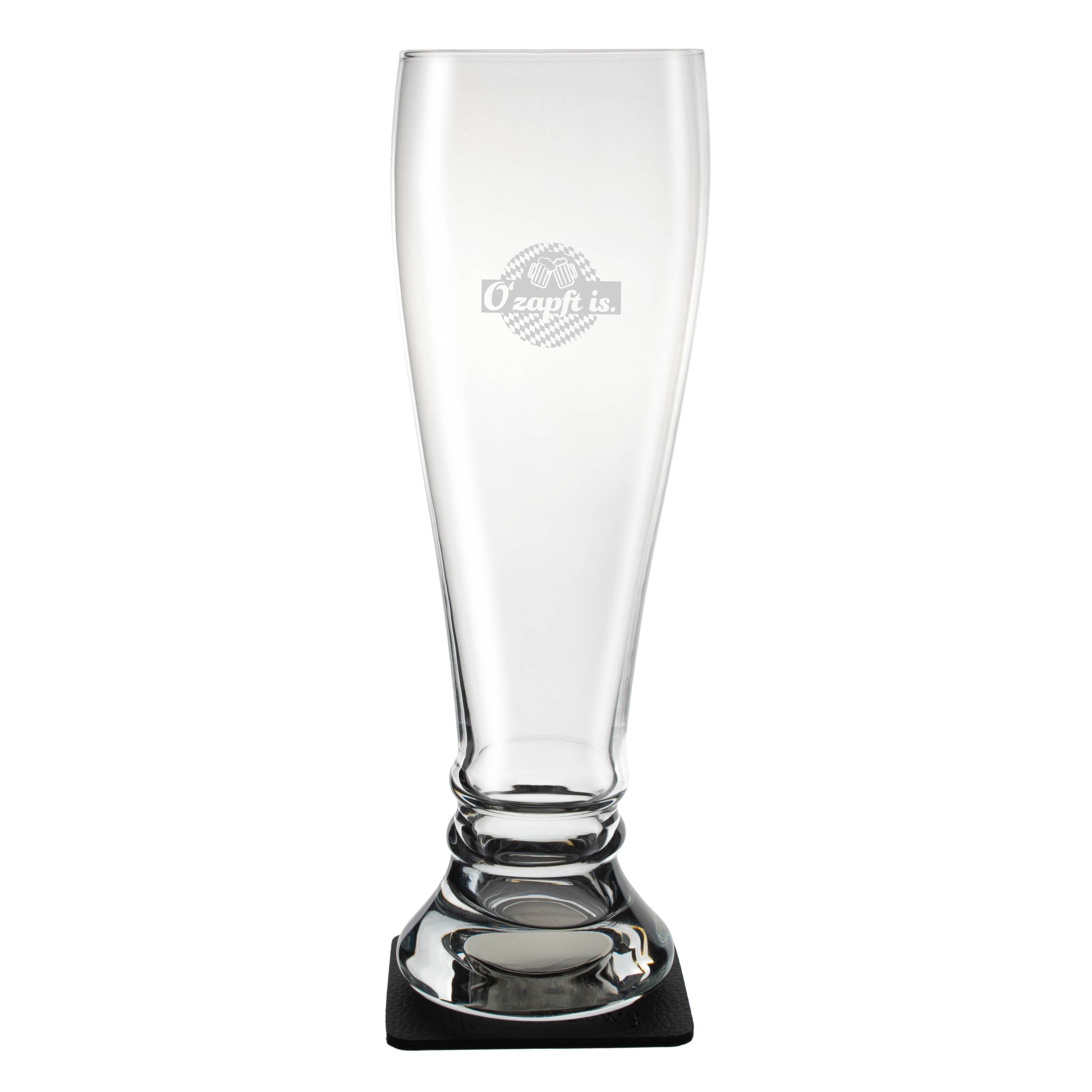 Magnet crystal glass WHEAT BEER O'ZAPFT IS