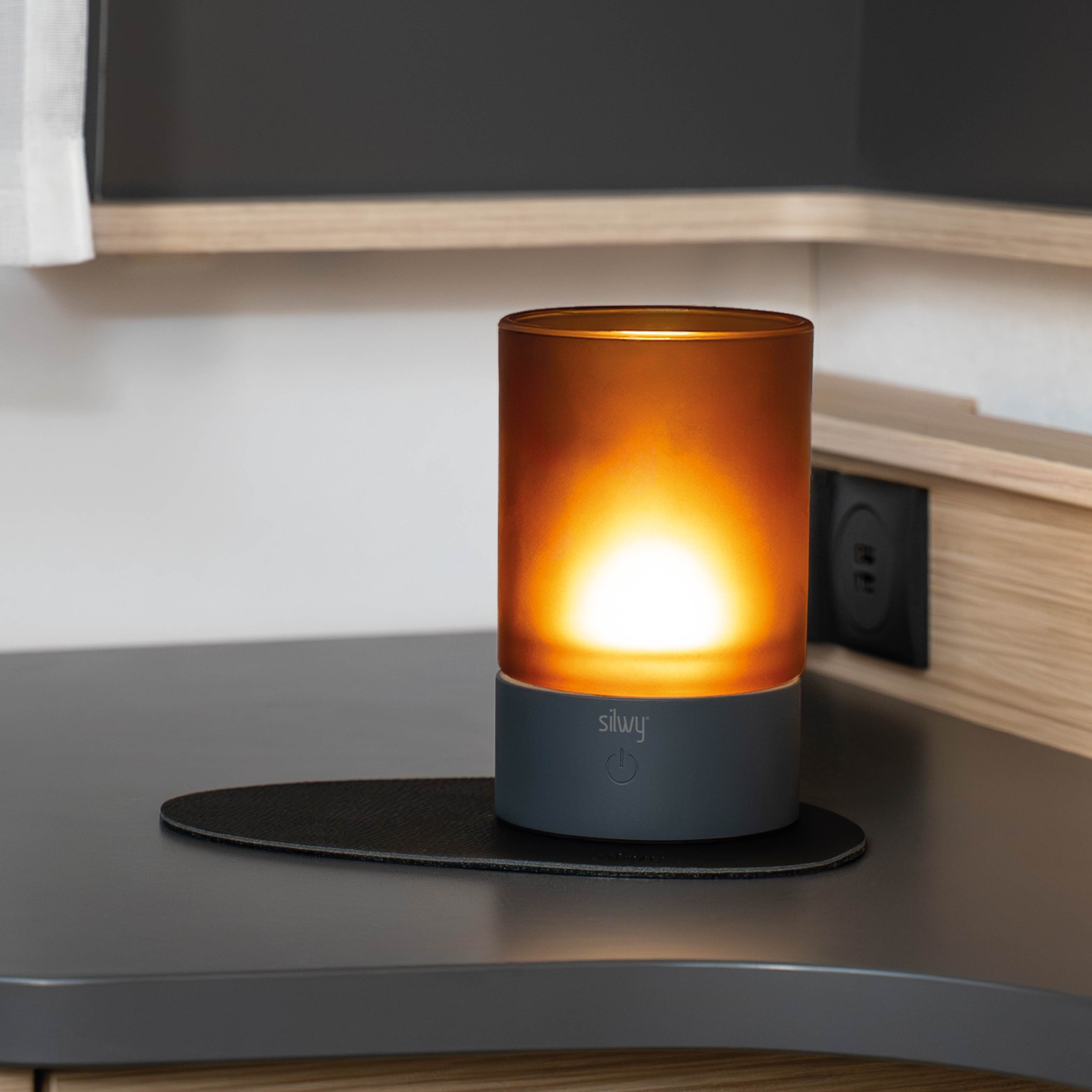 Magnet-Windlicht COGNAC inkl. Platzset
