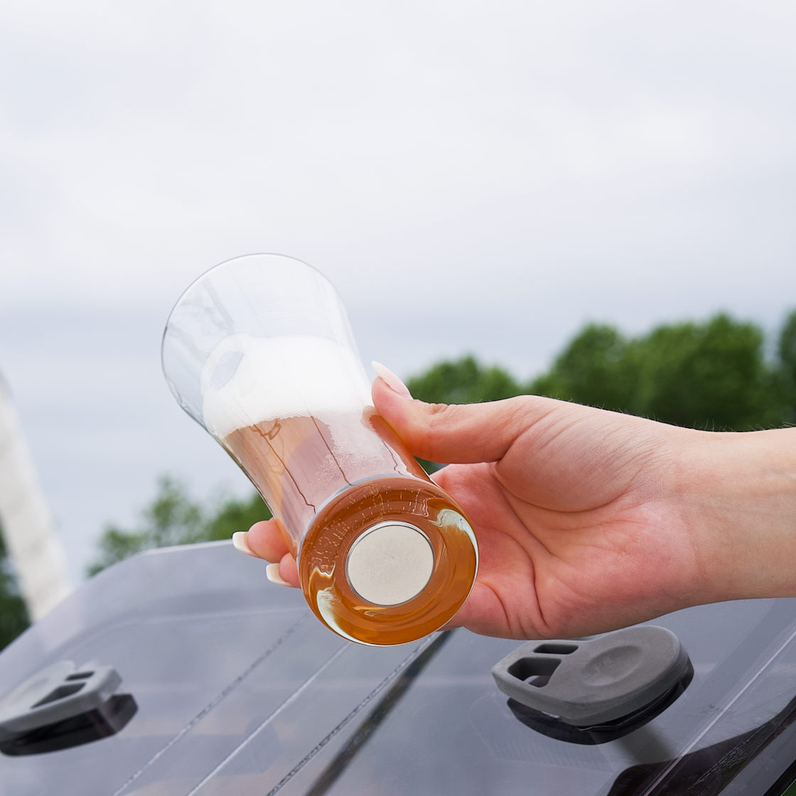 Magnet-Kristallglas BIER ohne Pad