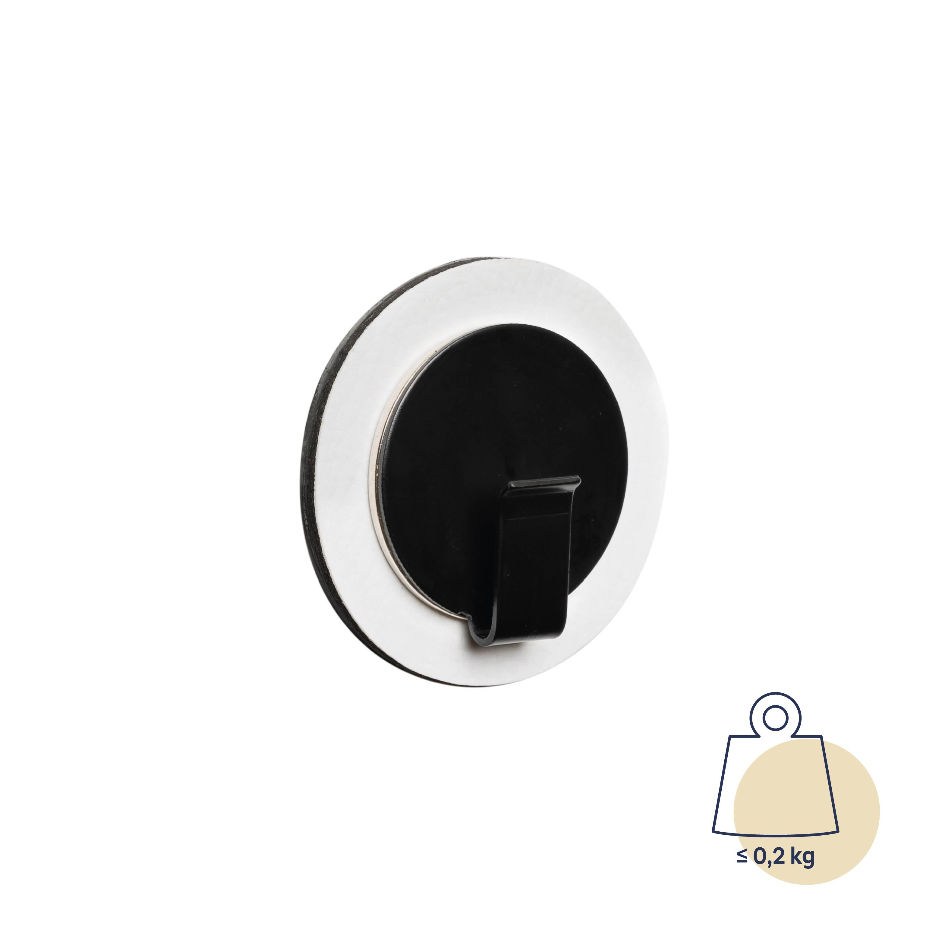 Gancho magnético Clever, aguanta hasta 0,2 kg