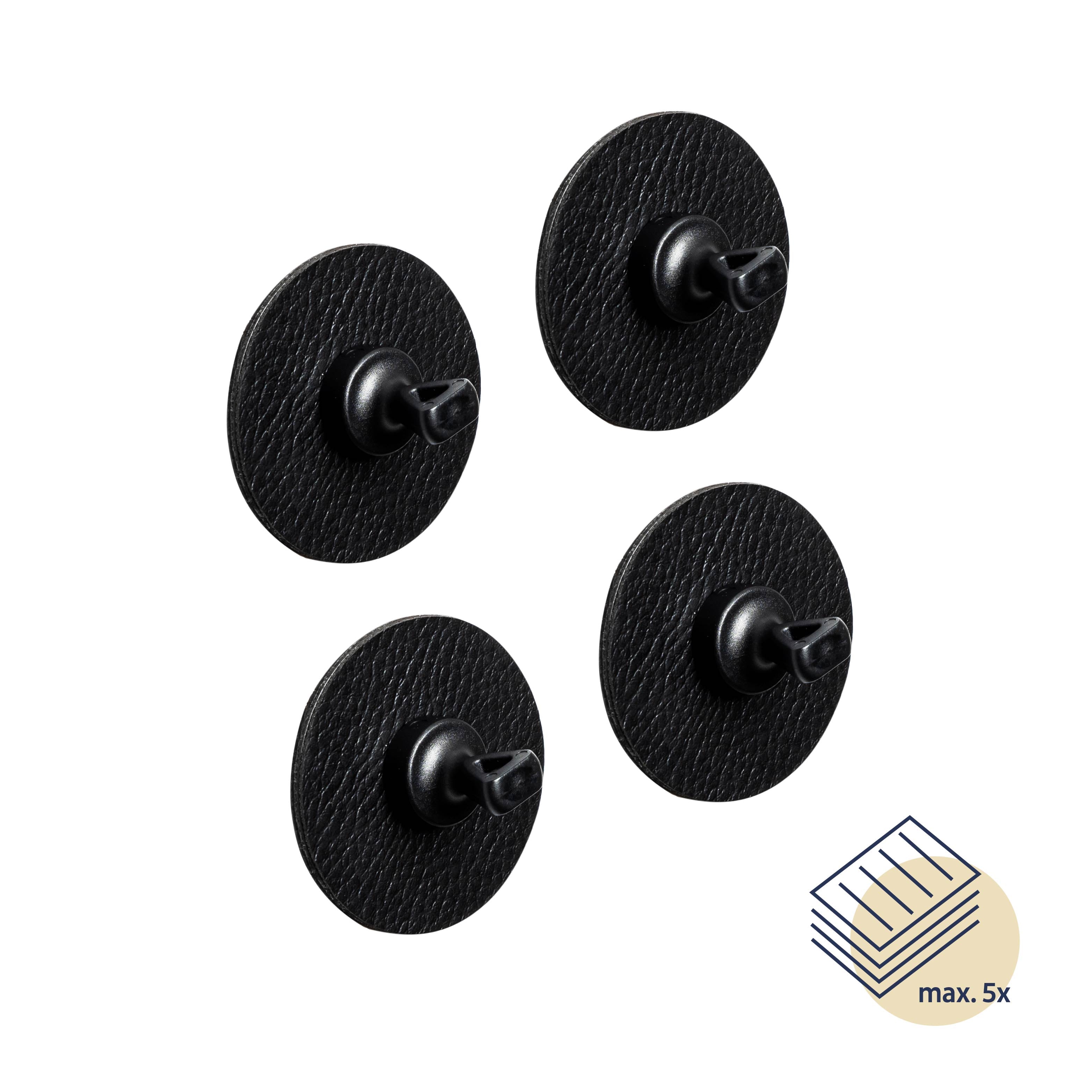 Magnetic pins FLEX incl. pads BLACK