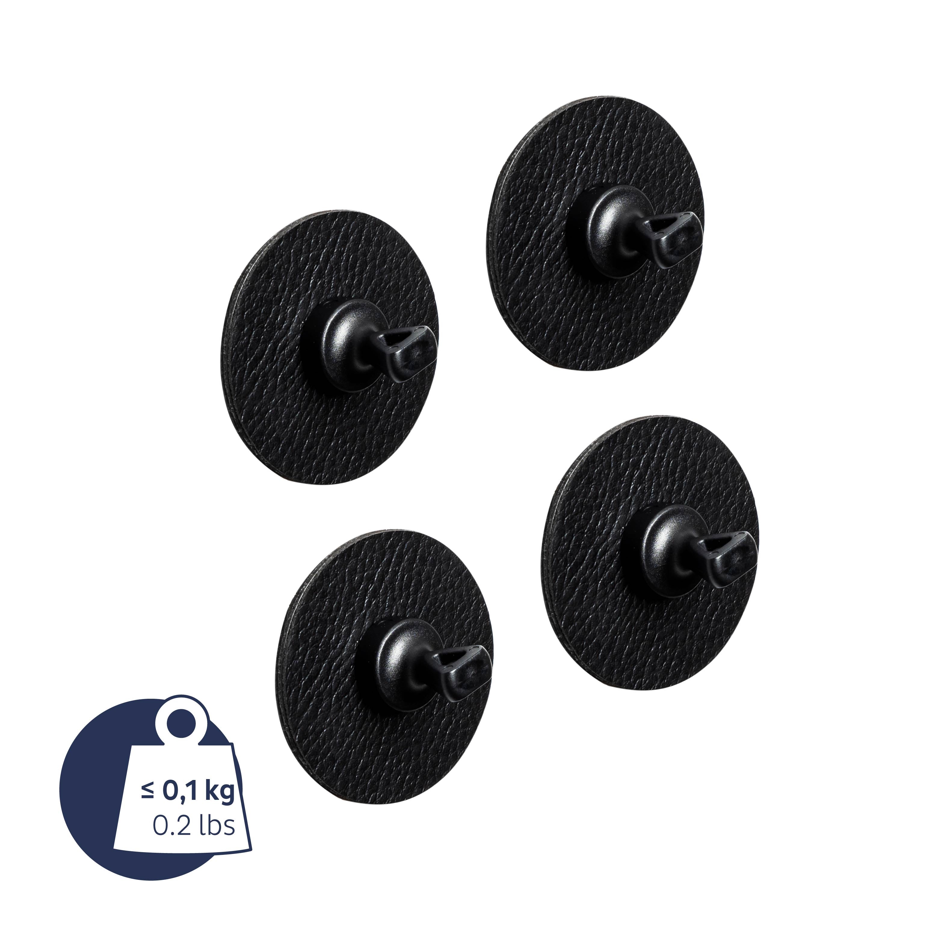 Magnetic pins FLEX incl. pads BLACK