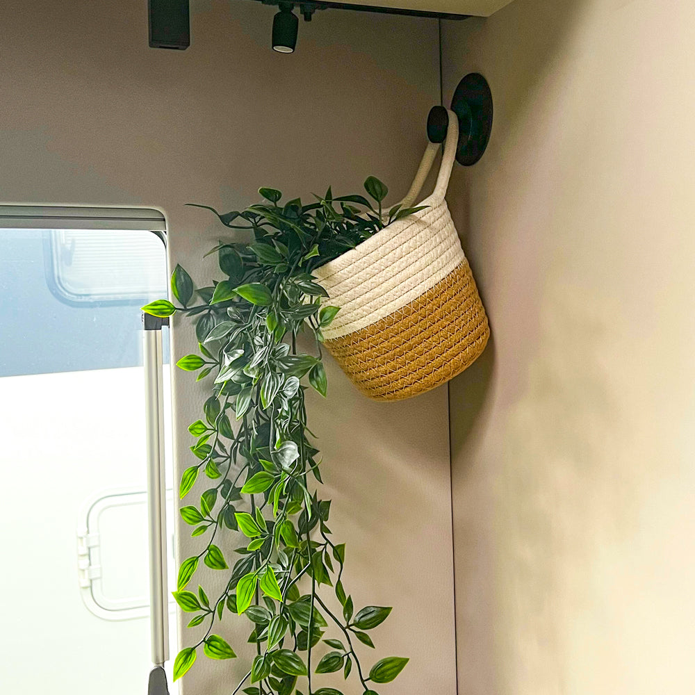 Gancio magnetico SPOT incl. 3M-Pad NERO