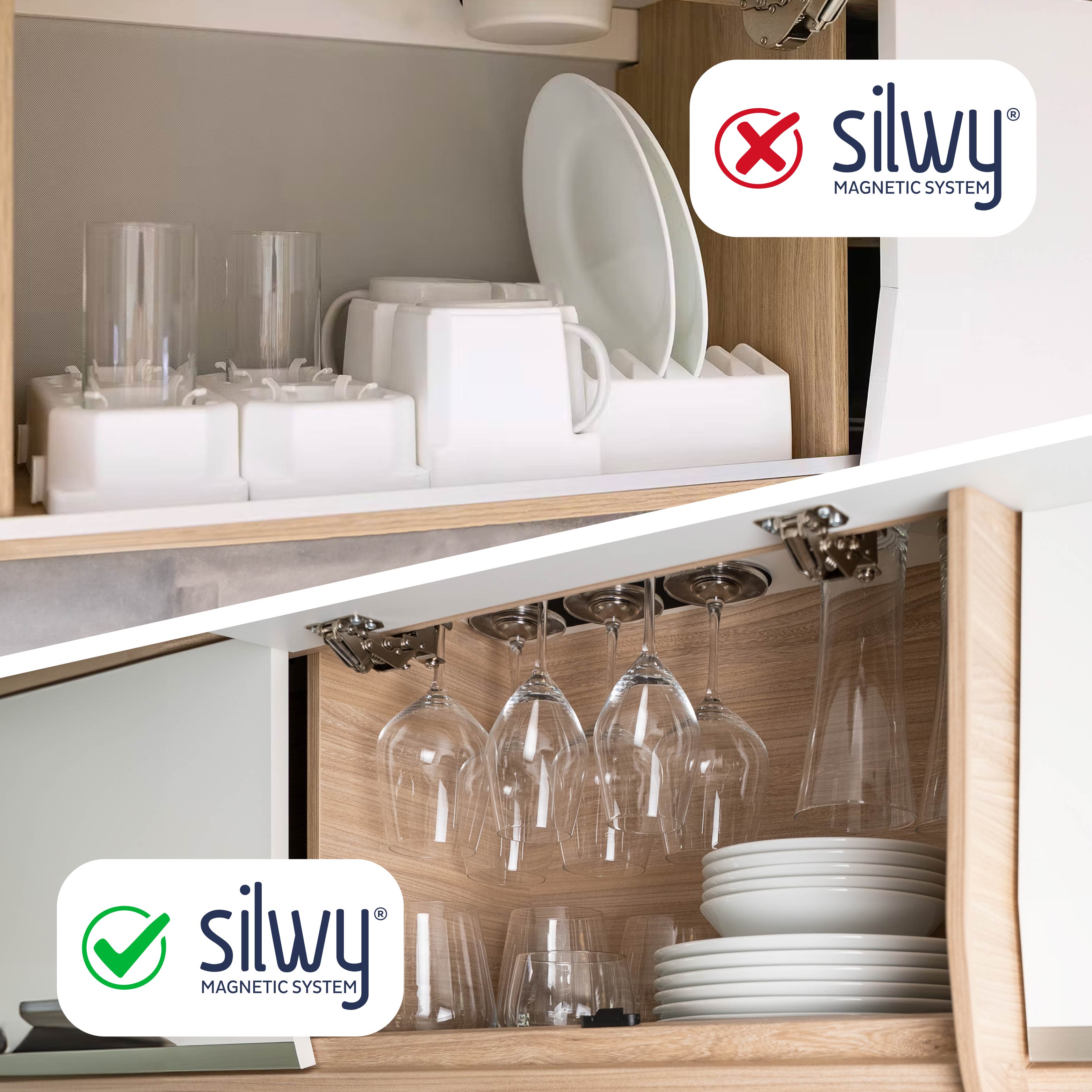 Magnet-Kunststoffgläser TUMBLER GREY