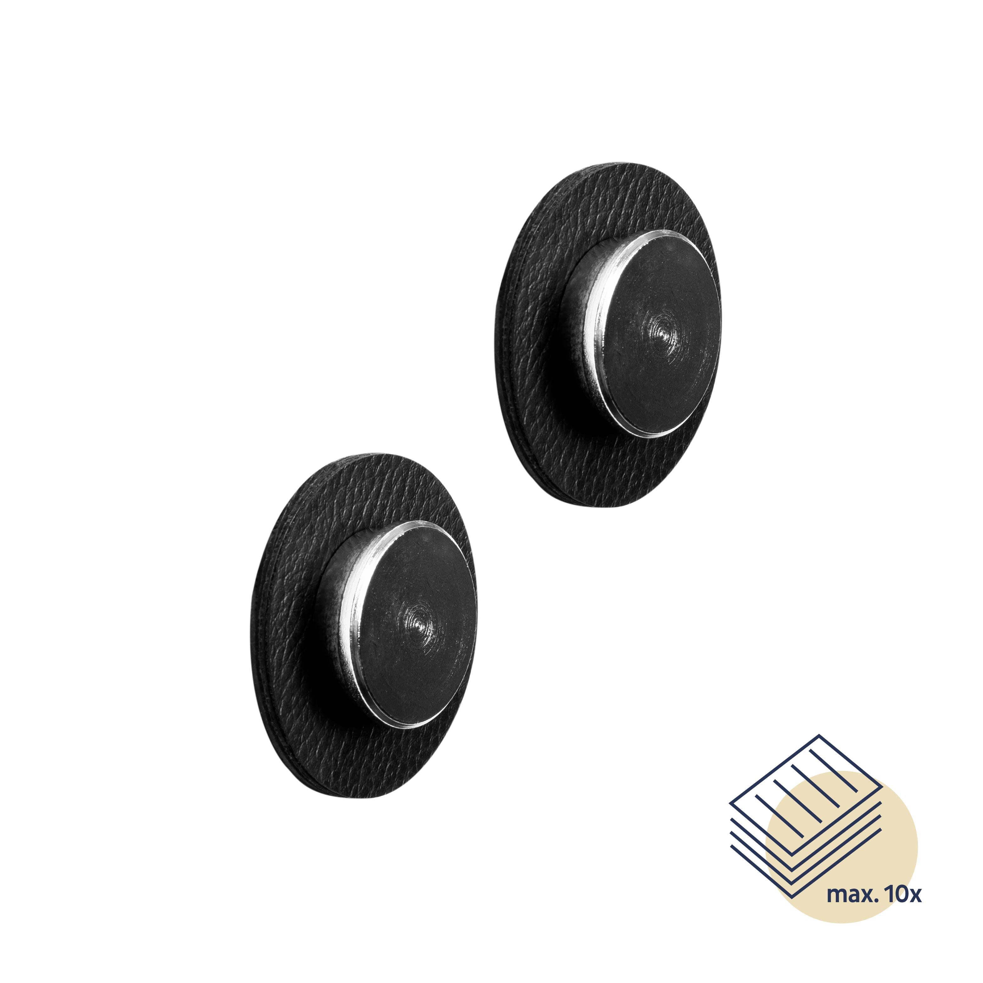 Magnetic pins SMART incl. pads BLACK