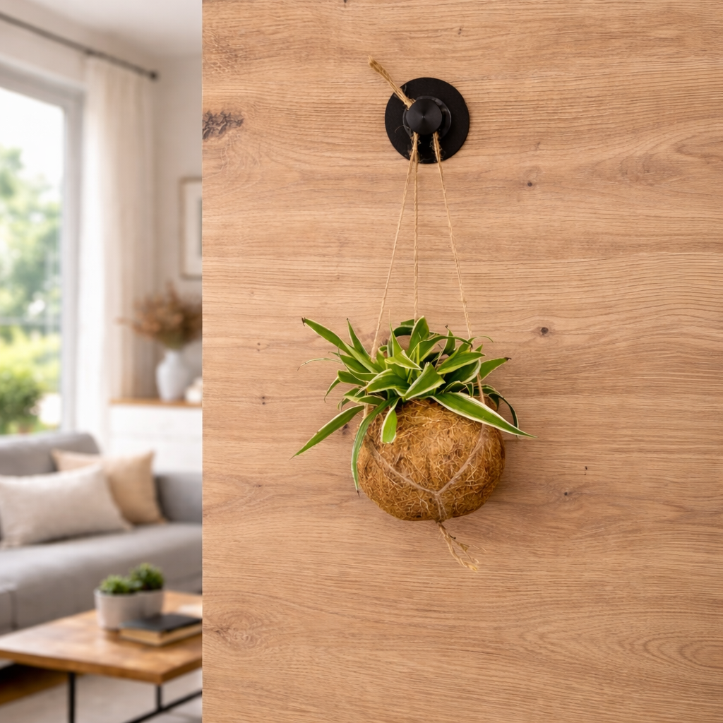 Magnetic hook SPOT incl. 3M pad BLACK