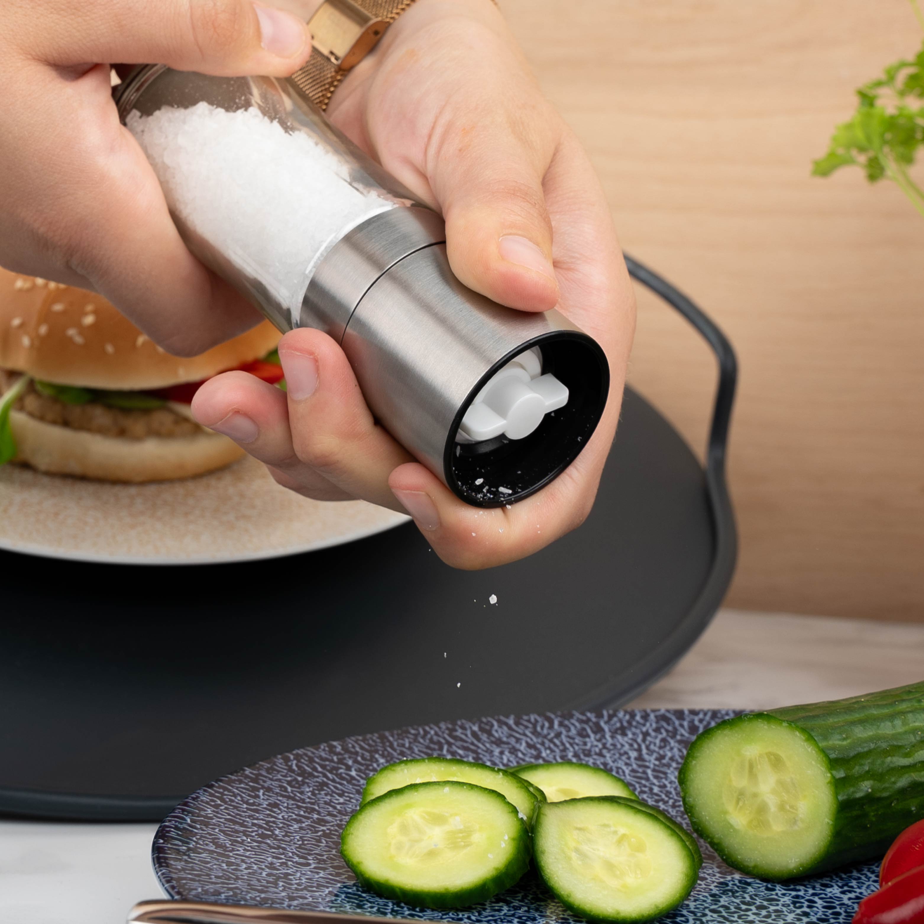 Close-up of ceramic grinder 
