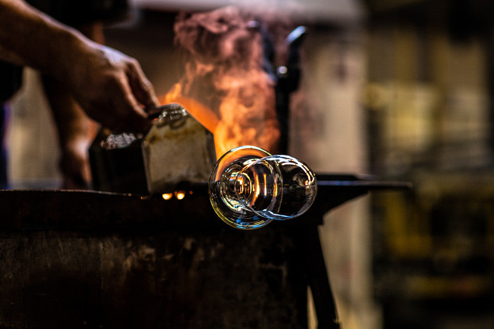 Handmade crystal glasses from the Schott brand in Zwiesel
