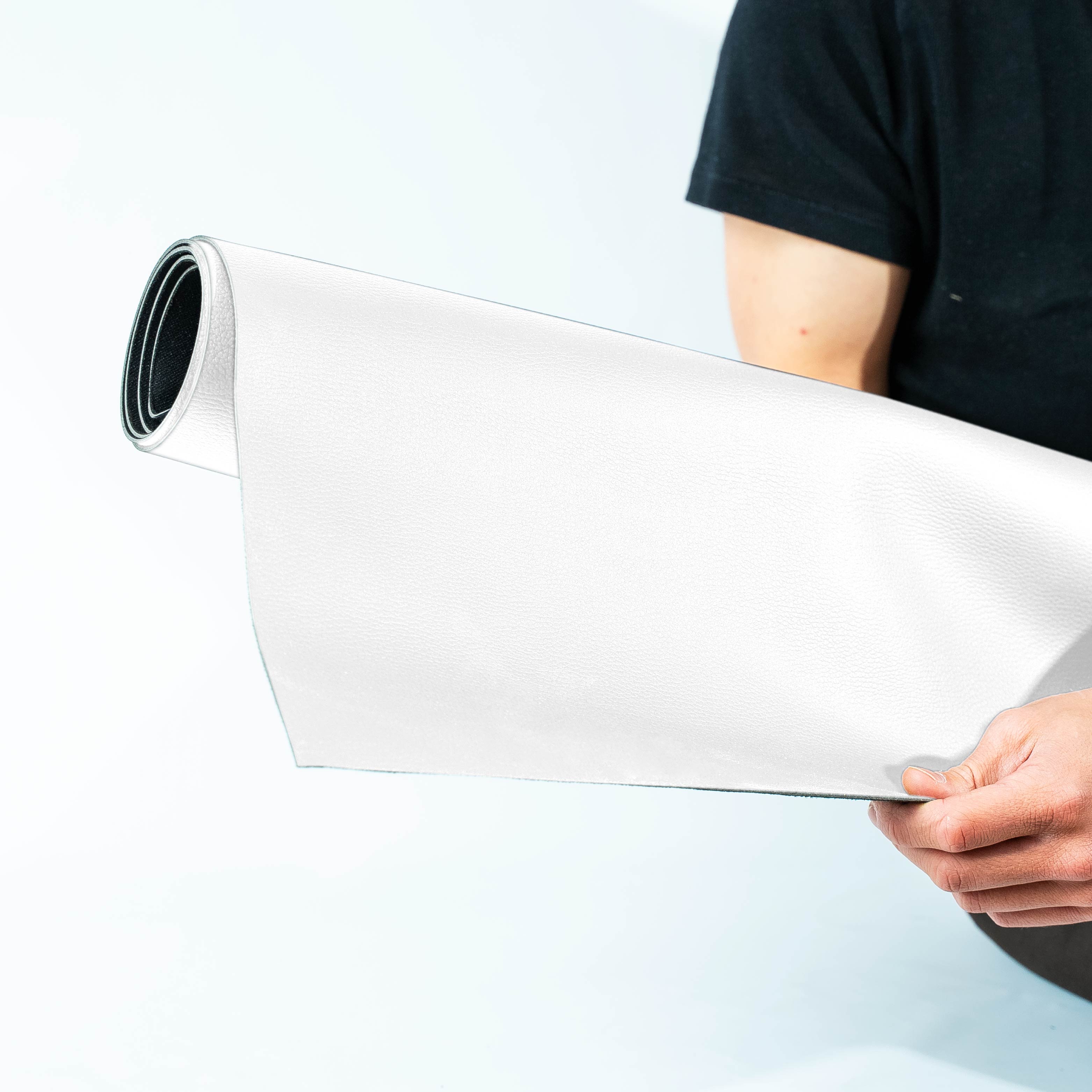 Rolls of white metal DIY mat