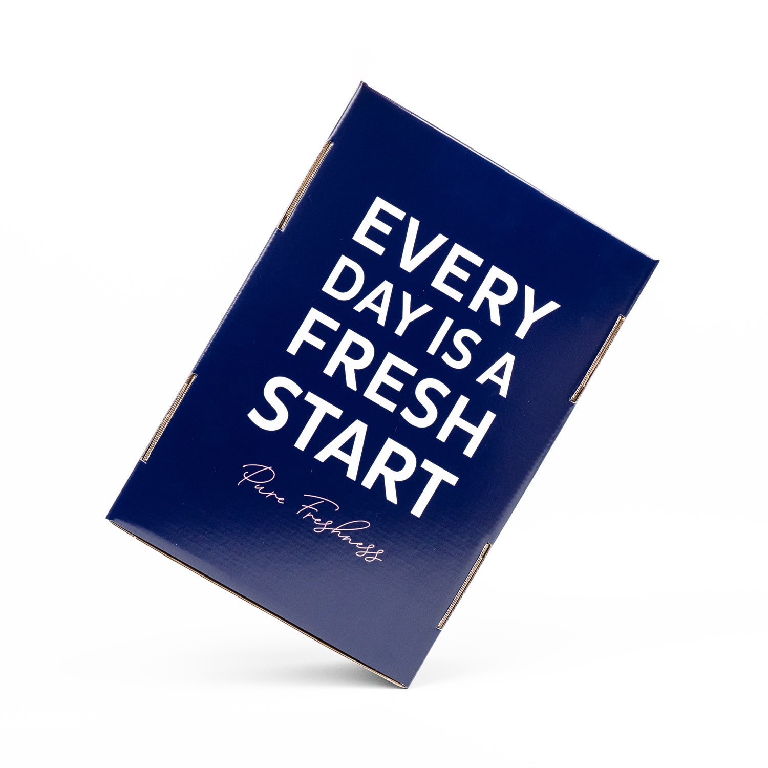 Pure Freshness  packaging "Every Day is a Fresh Start" 