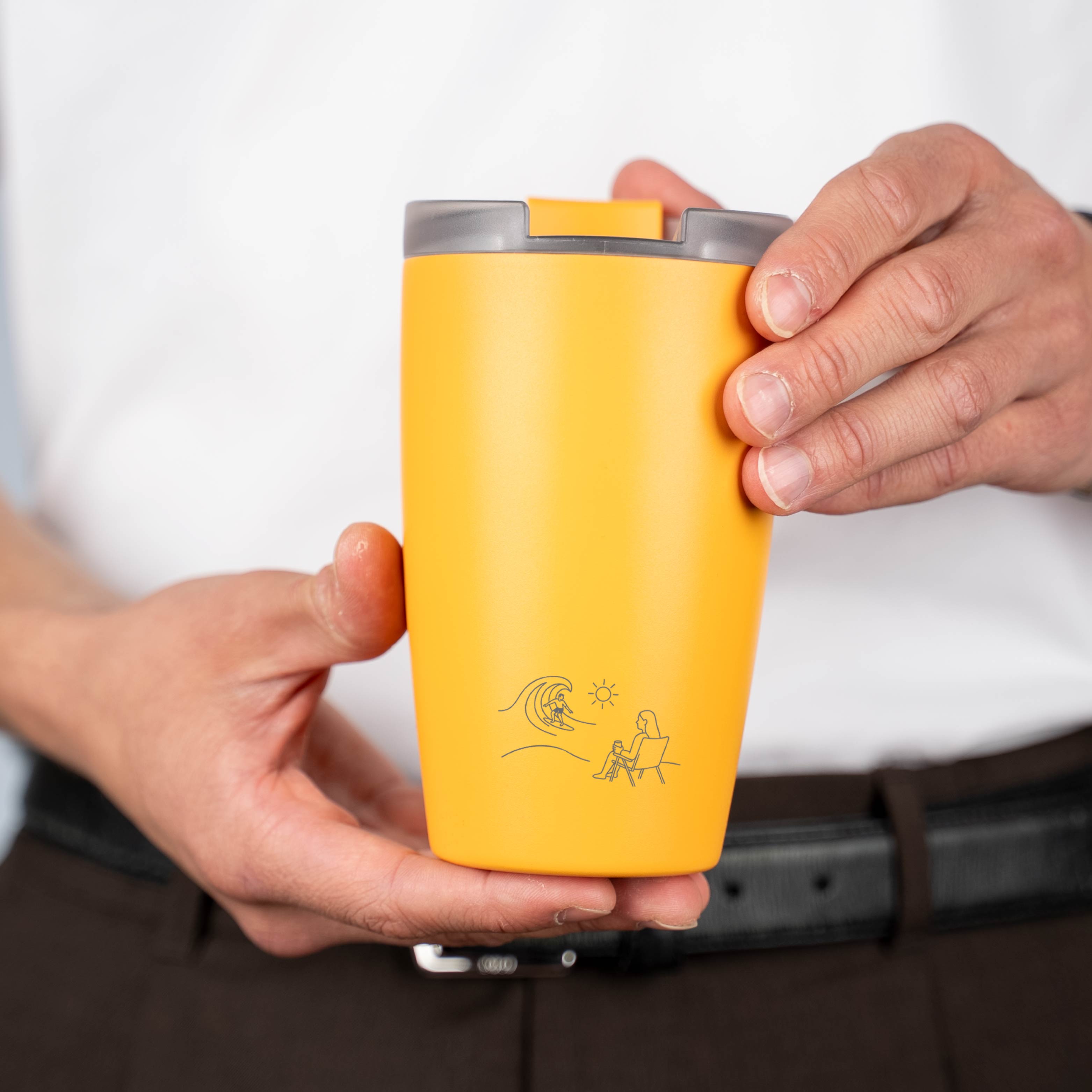 Magnetic thermo mug SUNRISE SUMMER