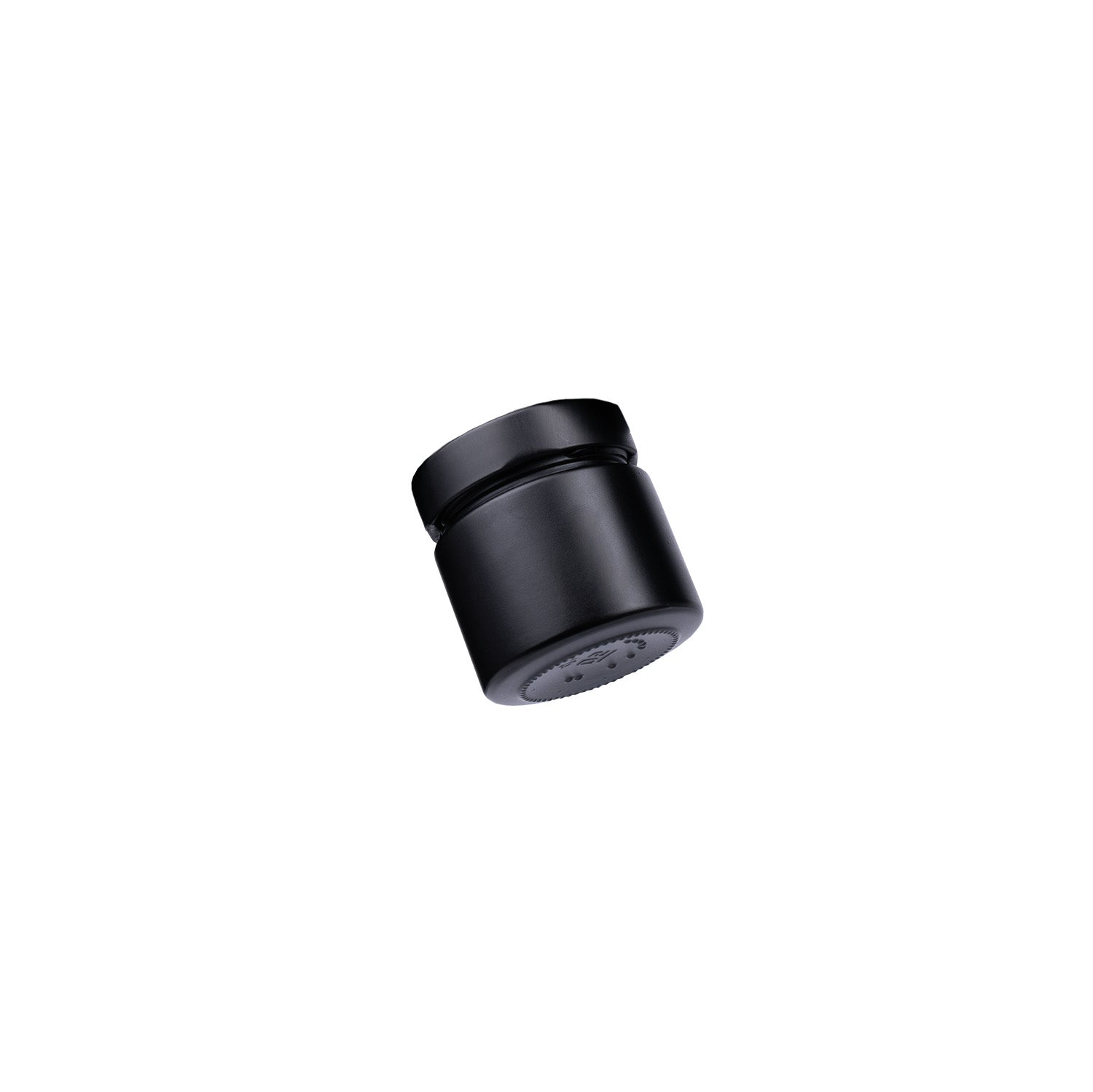 Magnetic delicatessen jar BLACK 125 ml without ledge