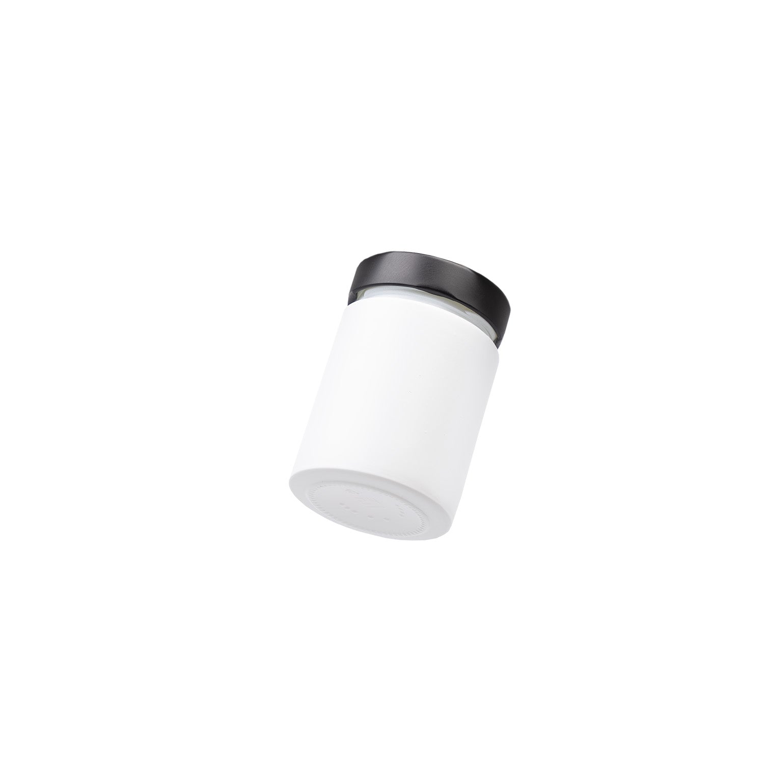 Magnetic delicatessen jar WHITE 192 ml without ledge