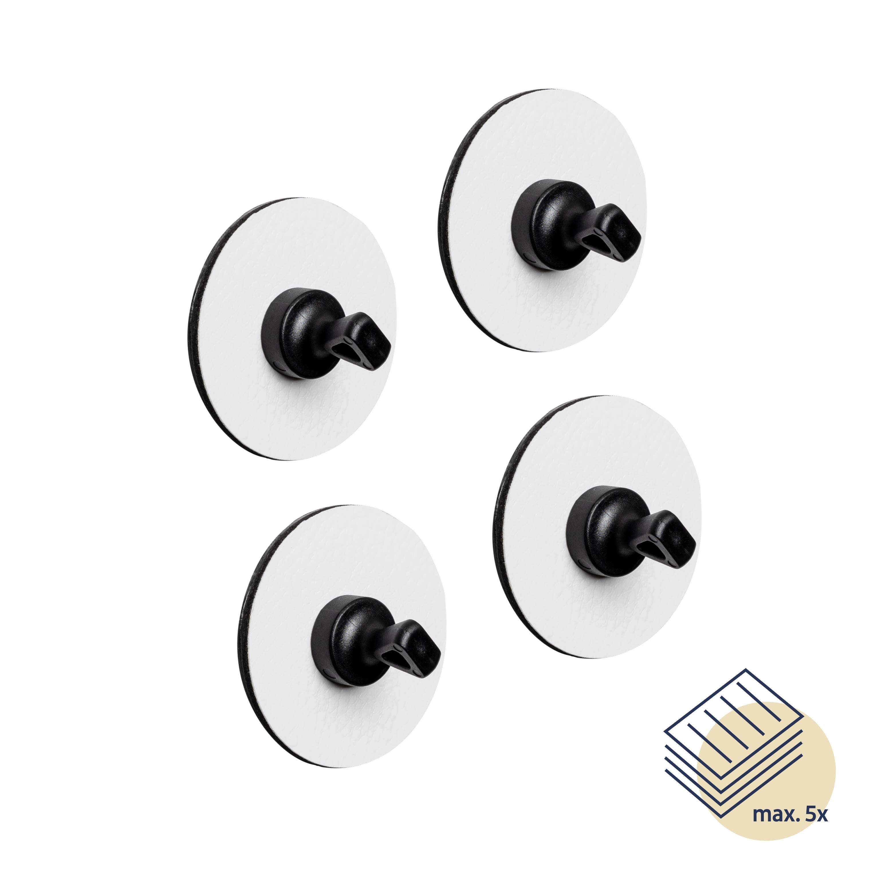 Magnetic pins Flex incl. pads in a set of 4, hold up to 5 sheets of paper each
