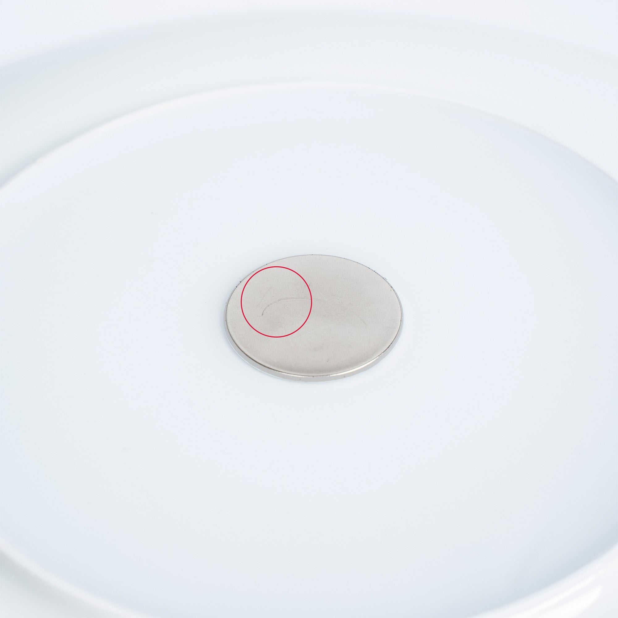Second choice: Magnetic porcelain plate CYAN ⌀ 26 cm