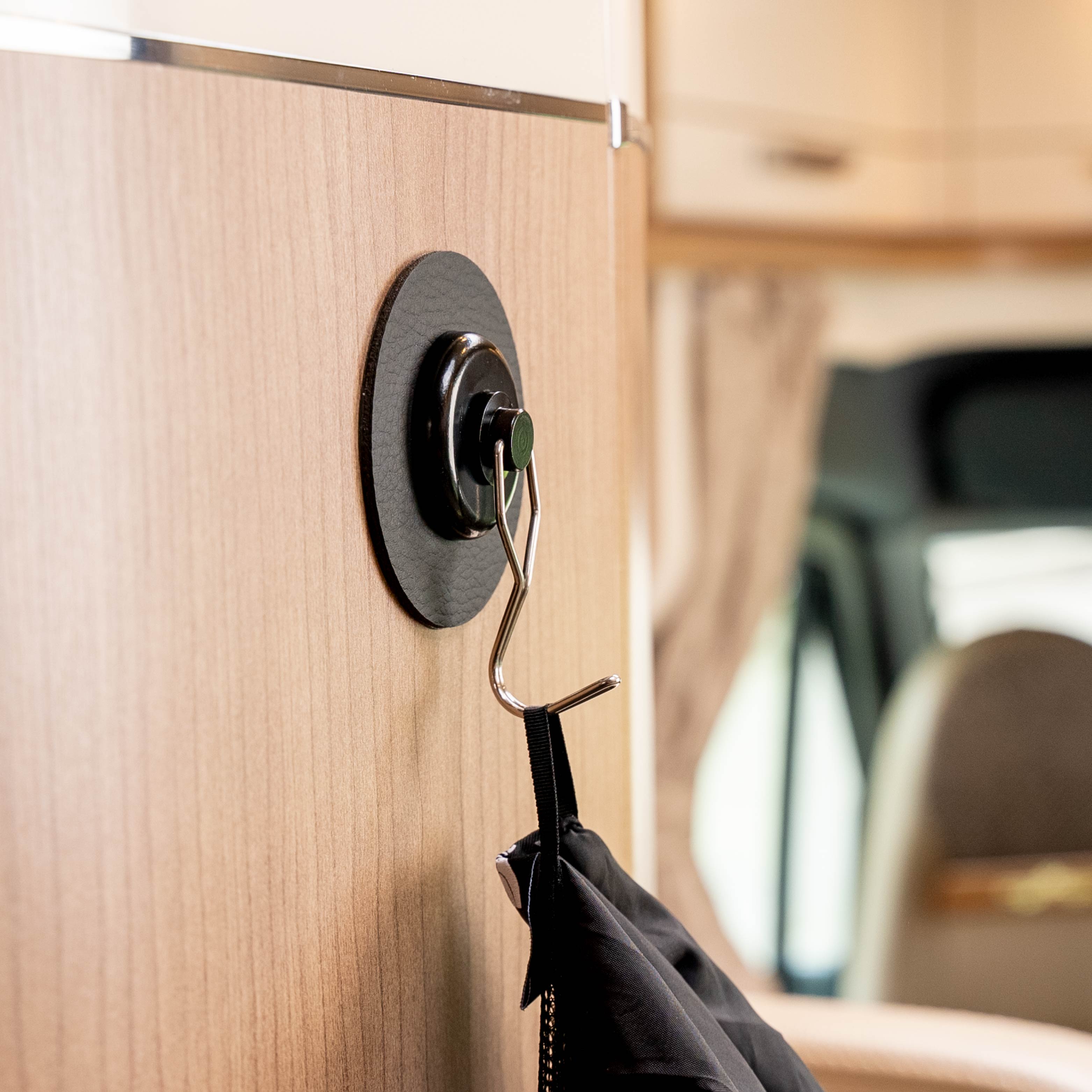 Scenario in the camper: Jacket hanging on hook The One with pad