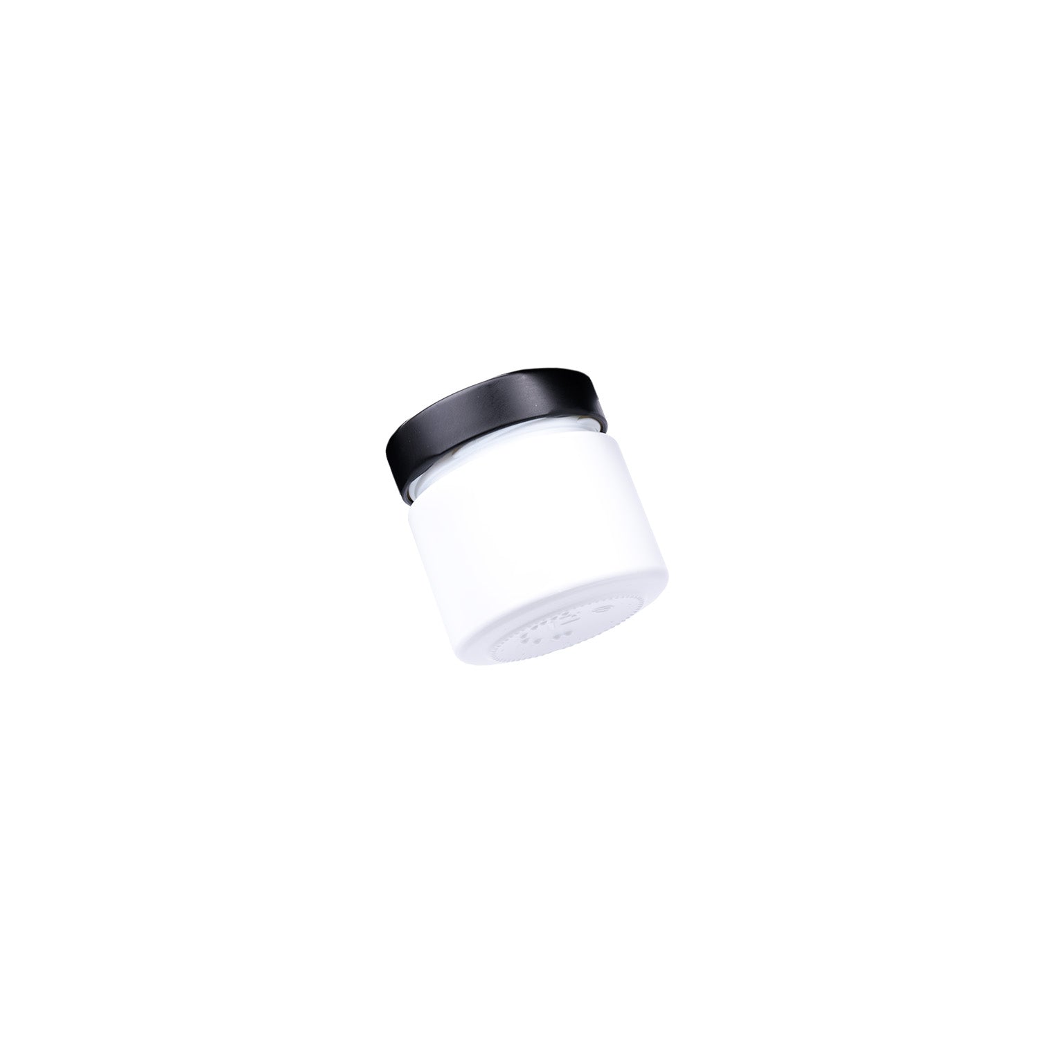 Magnetic delicatessen jar WHITE 125 ml without ledge