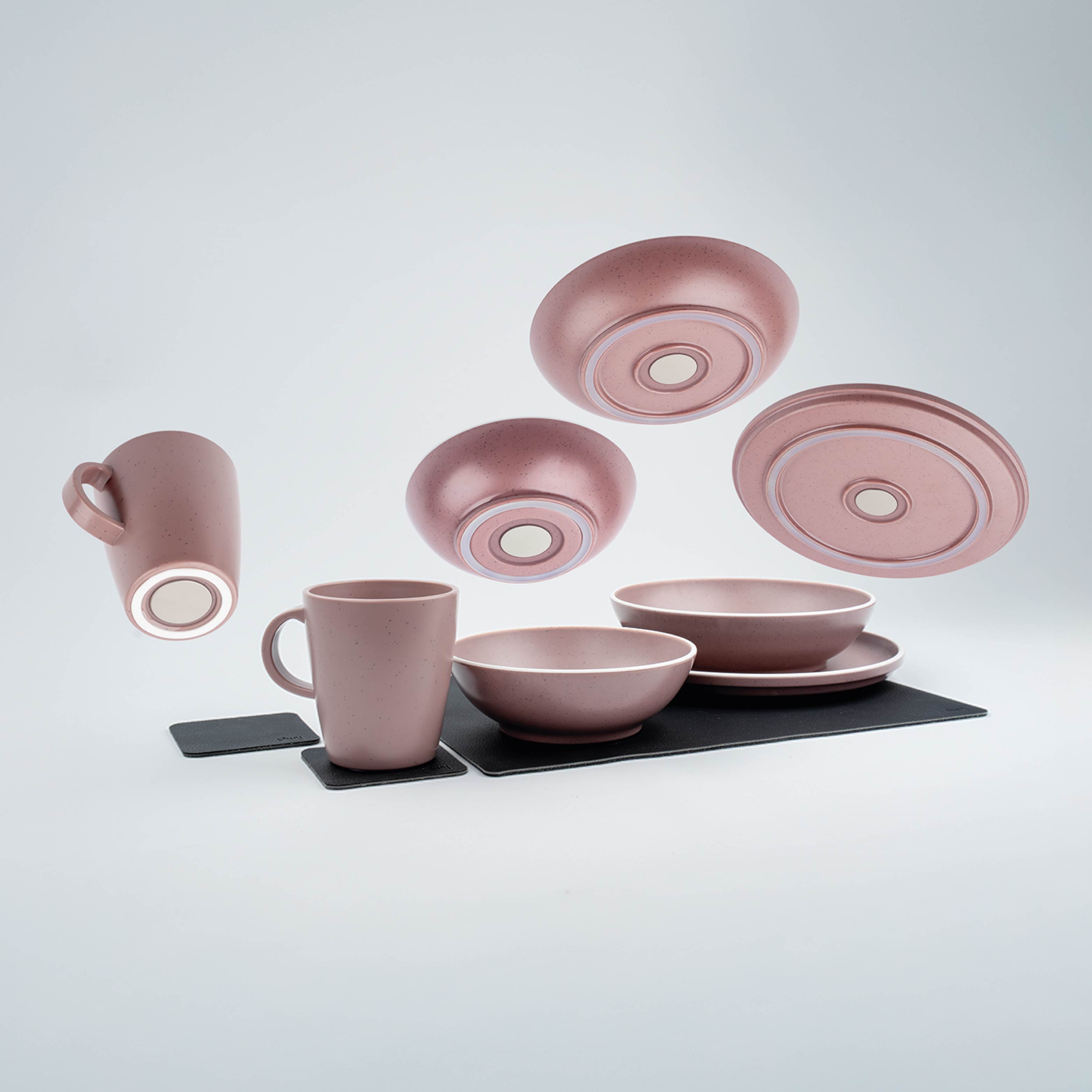 plástico rose clipping plate