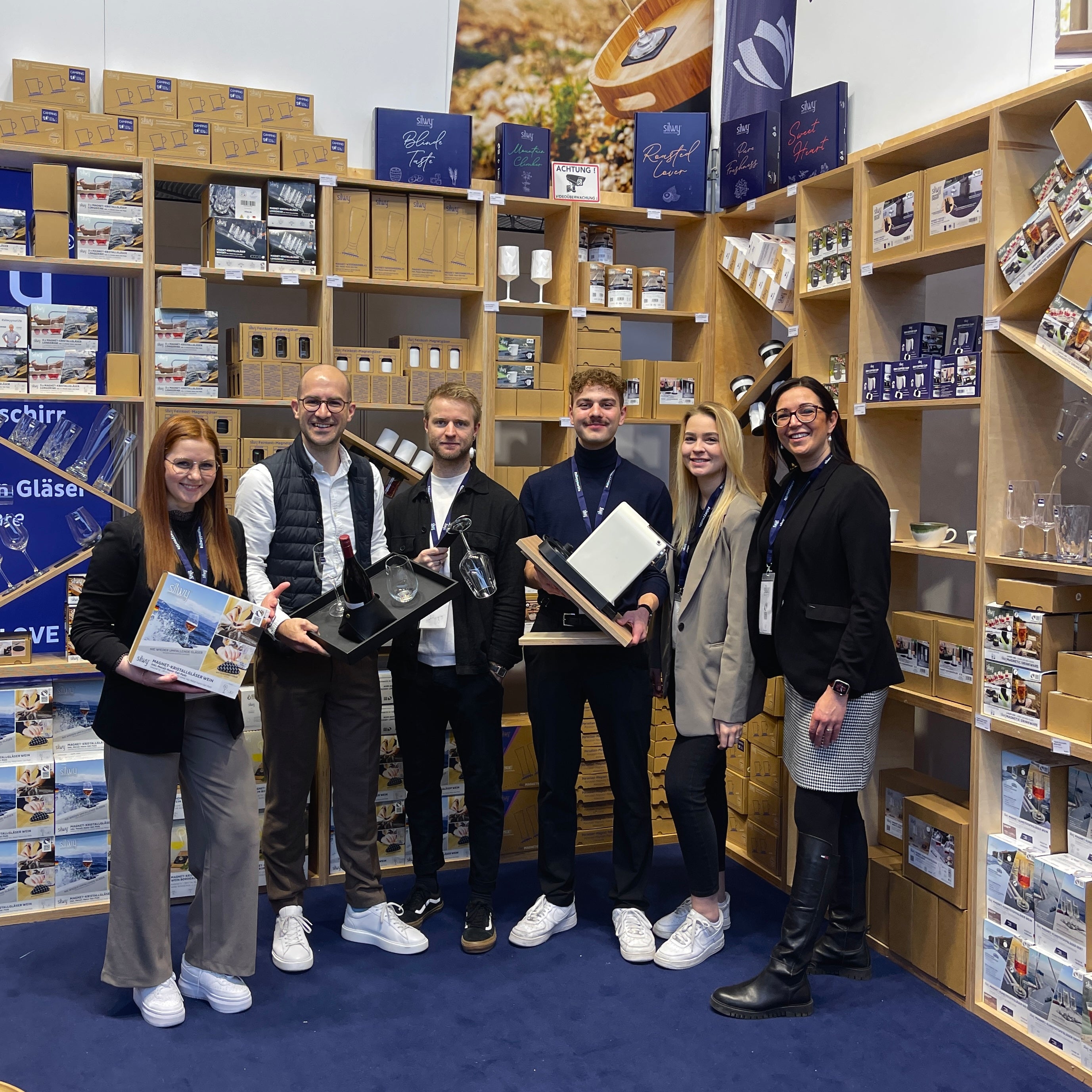 Photo d'équipe silwy au CMT Stuttgart