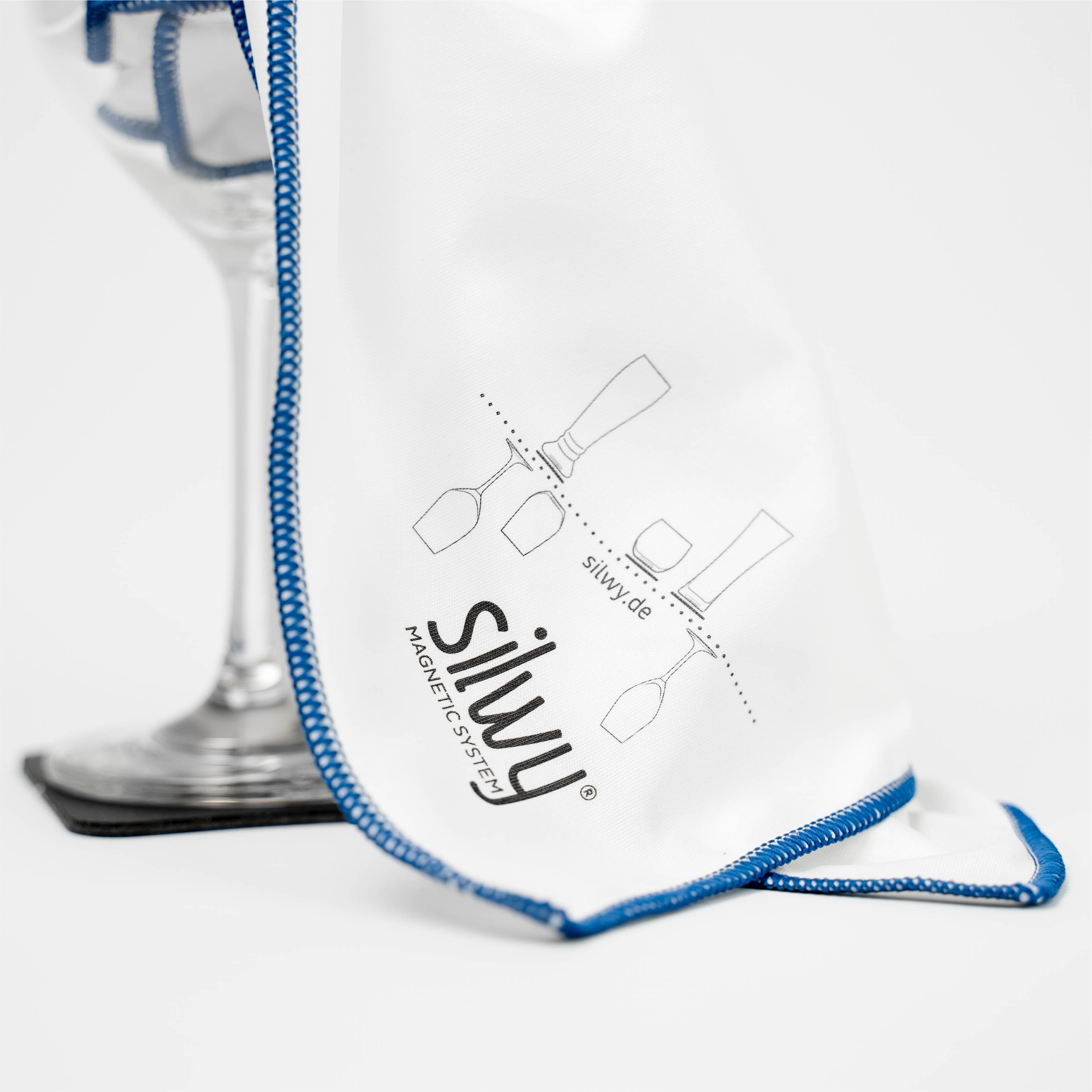 Chiffons de polissage en gros plan