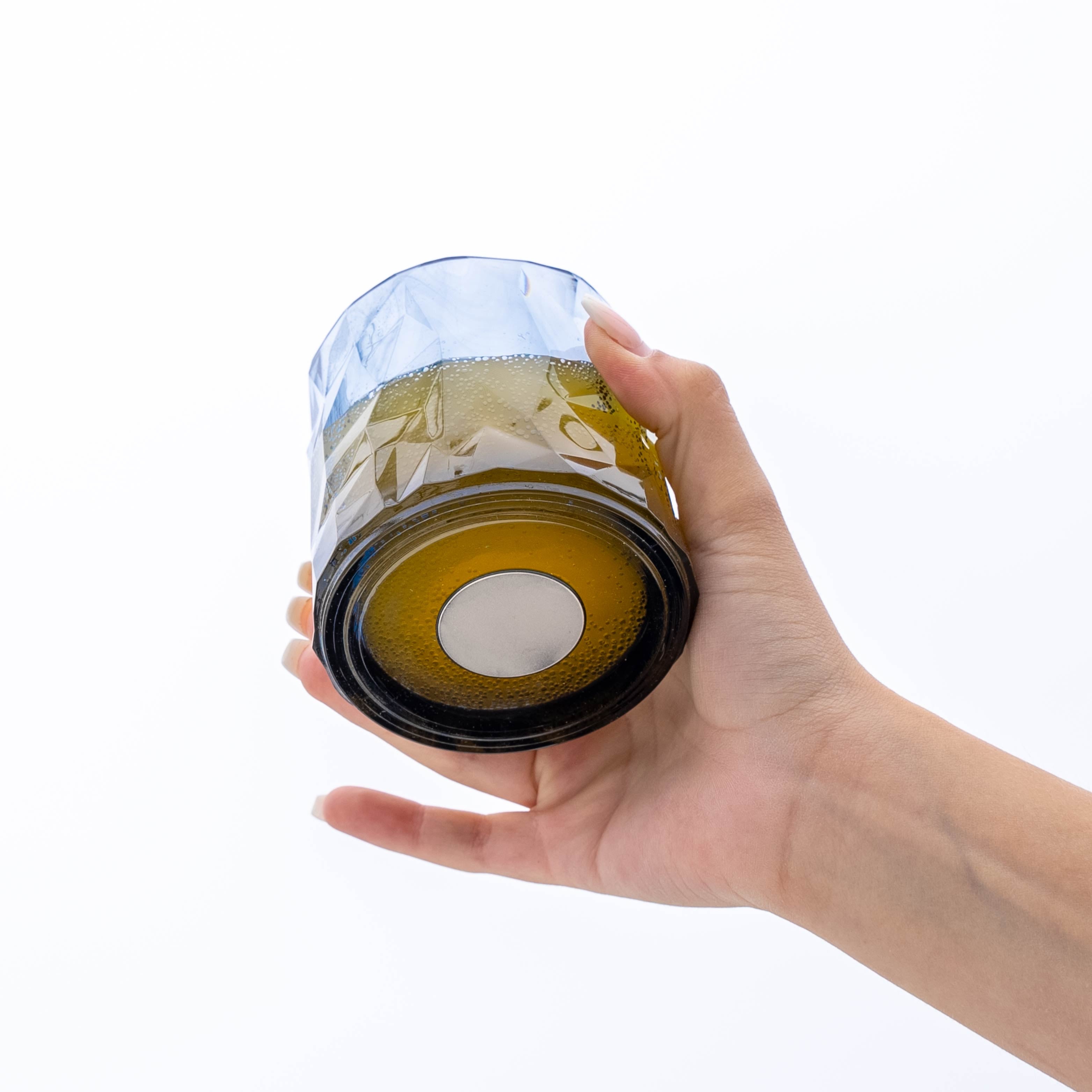 Primo piano di una calamita in vaso nel pavimento