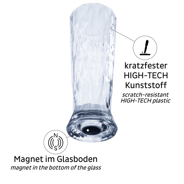 Magnetic Plastic Glass BEER