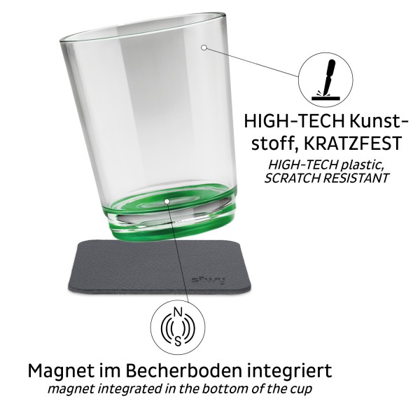 Magnet-Trinkbecher SOUR GREEN