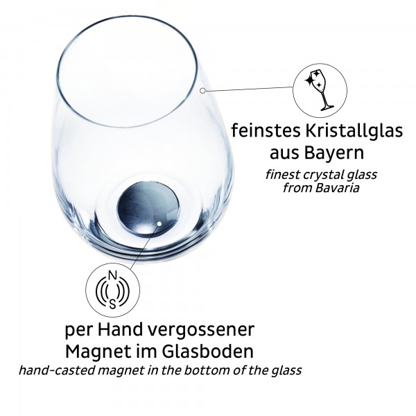 Magnetic Crystal Glass LONGDRINK