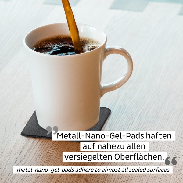 Porzellan Magnet-Henkel-Tassen CAMPING (Pad in BLACK)