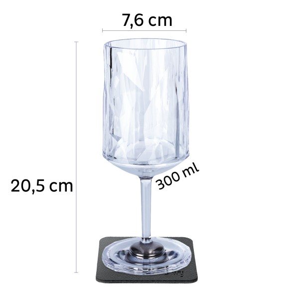 Magnetic Plastic Glass WINE 0,3 l