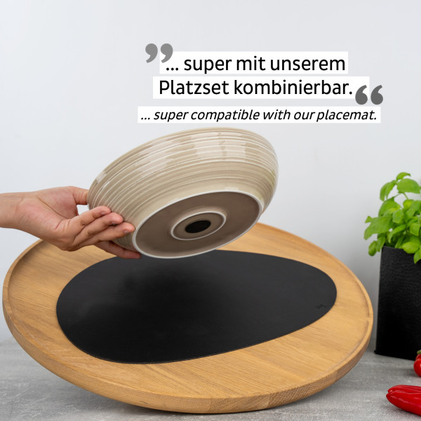 Magnet-Food-Bowl-Set 25 cm &quot;ELFENBEIN&quot;
