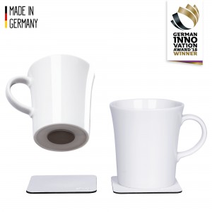 Porcelain Magnetic Cups (Pads in WHITE)