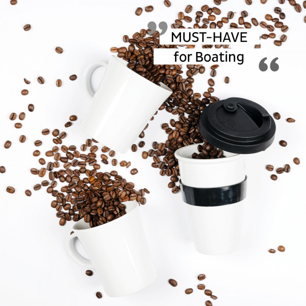 TO-GO-CUP in Porcellana (Pad BLACK)