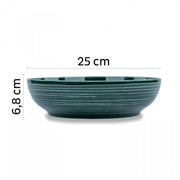 Magnet-Food-Bowl 25 cm &quot;WALDGRÜN&quot;